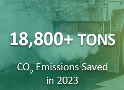 18,800+ TONS CO2 Emissions Saved TTM 